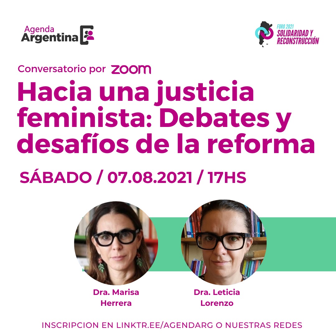 ce_Ueplas's tweet photo. Te invitamos a participar de un nuevo conversatorio - Hacia una justicia feminista: Debates y desafíos de la reforma.
📅 Sábado 7 de agosto
⌚ 17 hs.

Link de inscripción 👇🏽 https://t.co/pex3CKlcHH https://t.co/Dp2lvnSbCb