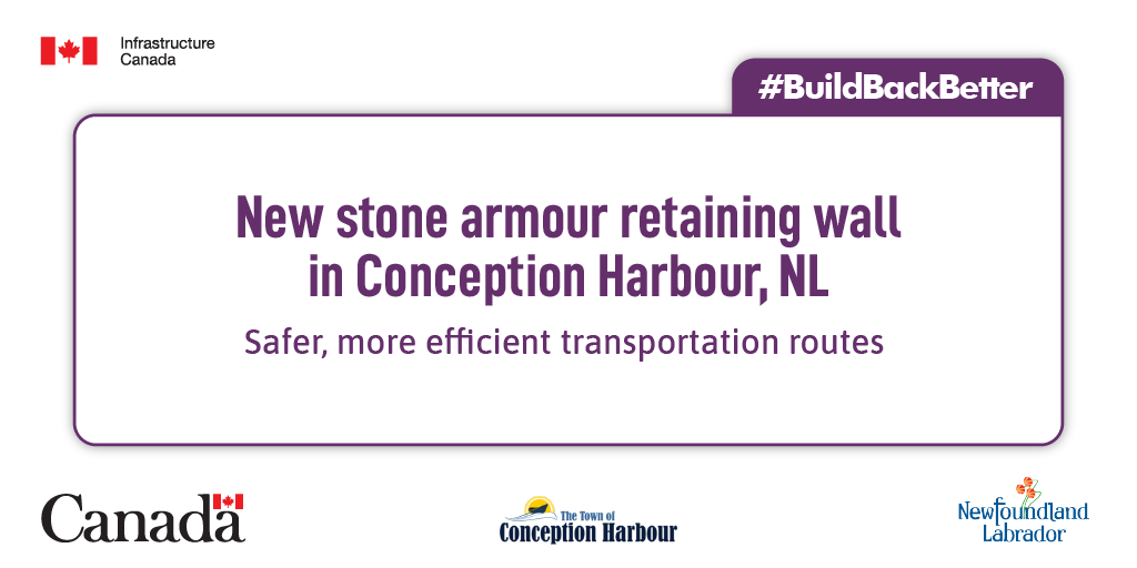 HICC_ca's tweet photo. A new retaining wall in #ConceptionHarbour #NL will provide residents with safer driving conditions. 🚗 #BuildBackBetter #RuralOpportunity 

https://t.co/JqGpipBy0J https://t.co/PMUuIEGEwk