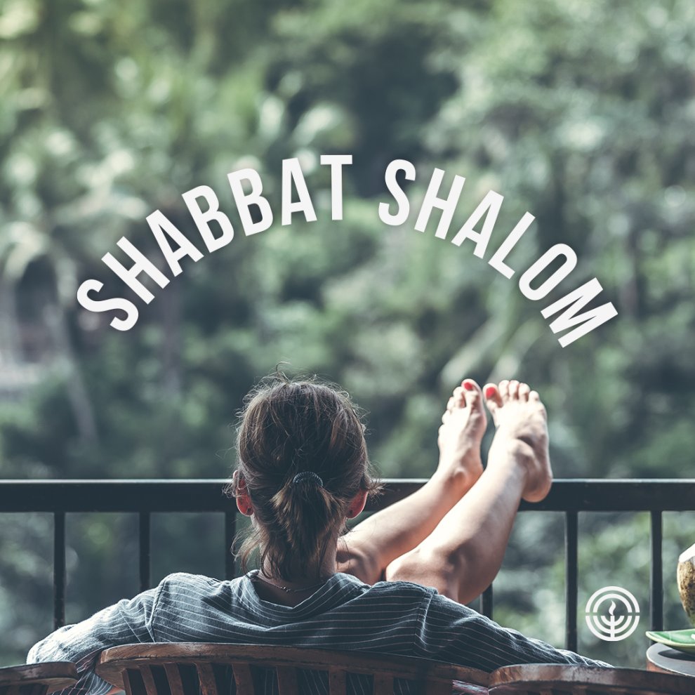 To a peaceful and restorative weekend. #ShabbatShalom