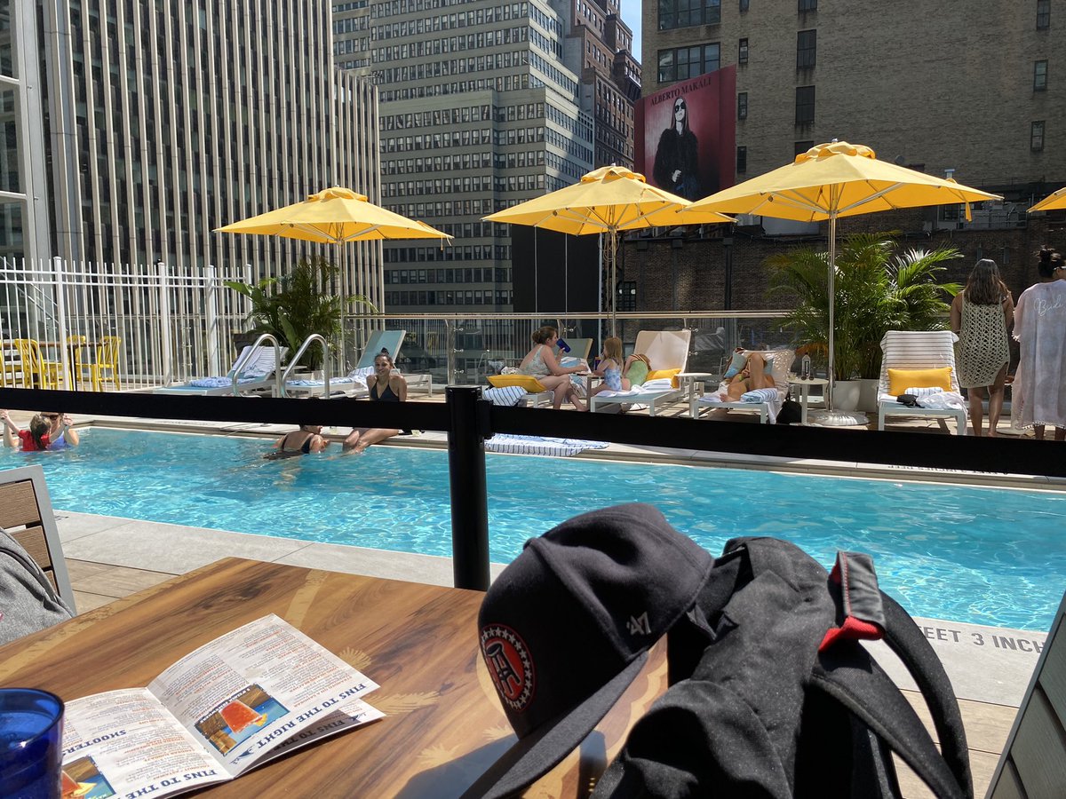 Pace915's tweet photo. at the Landshark Bar &amp; Grille &amp; can not wait for the vlog of @DonnieDoesWorld &amp; @PFTCommenter going hippo mode in the pool!! it’s the content we need!!! https://t.co/tdwf2WrT6k
