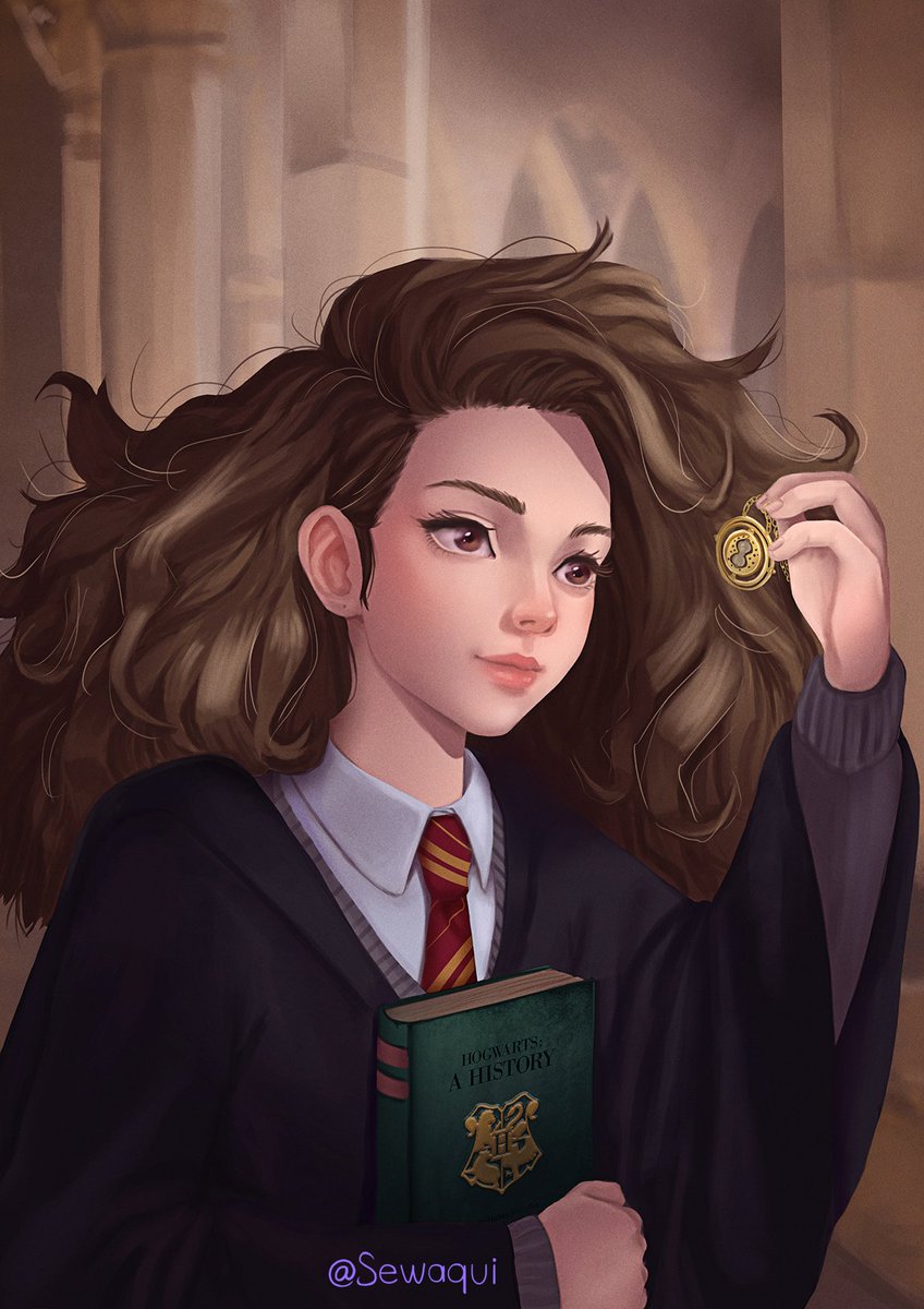 Harry potter fanart hermione in panties 