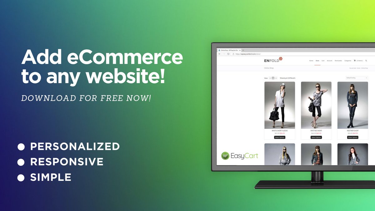 wpeasycart's tweet image. 🌎 WP EasyCart makes it easy to manage and grow your eCommerce store! 🌎

wpeasycart.com/wp-easycart-fr…

#ecommerce #smallbusiness #ecommerceplugin #wordpress #webdesign #website #bestplugins #WPEasyCart #WPplugin #WPEasyCartReviews #entrepreneur #smallbusiness #groupon #applepay