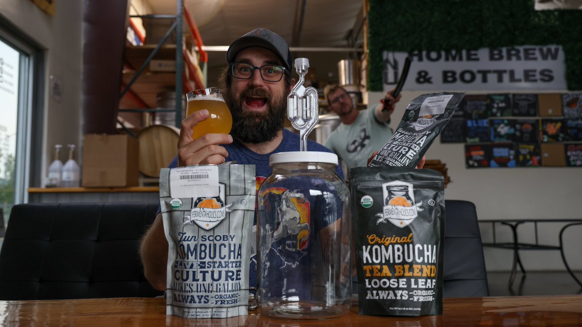 GenusBrewingCo's tweet photo. Make your own Kombucha with blends and scoby and kits we now have in stock! Try the Kombucha we have on tap and you’ll be sure to want to make it yourself!

#spokanehomebrew #spokanekombucha #spokanebrewery #spokanewashington #spokanelocal #kombuchabrewing #diykombucha https://t.co/VKKyod1ypY