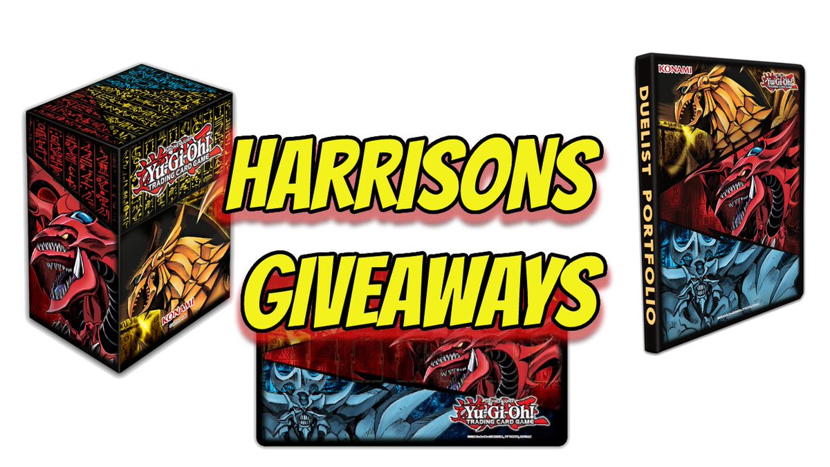 StoreHarrisons's tweet image. We are back!
Back with a bang nonetheless!
#giveaway time!
Winner will receive all 3!
Everyone has a chance to win:
Follow @StoreHarrisons
Like &amp;amp; Retweet 
Tag 3 Friends
This is UK only; the winner will be announce 09/08 @ 8GMT
#yugioh