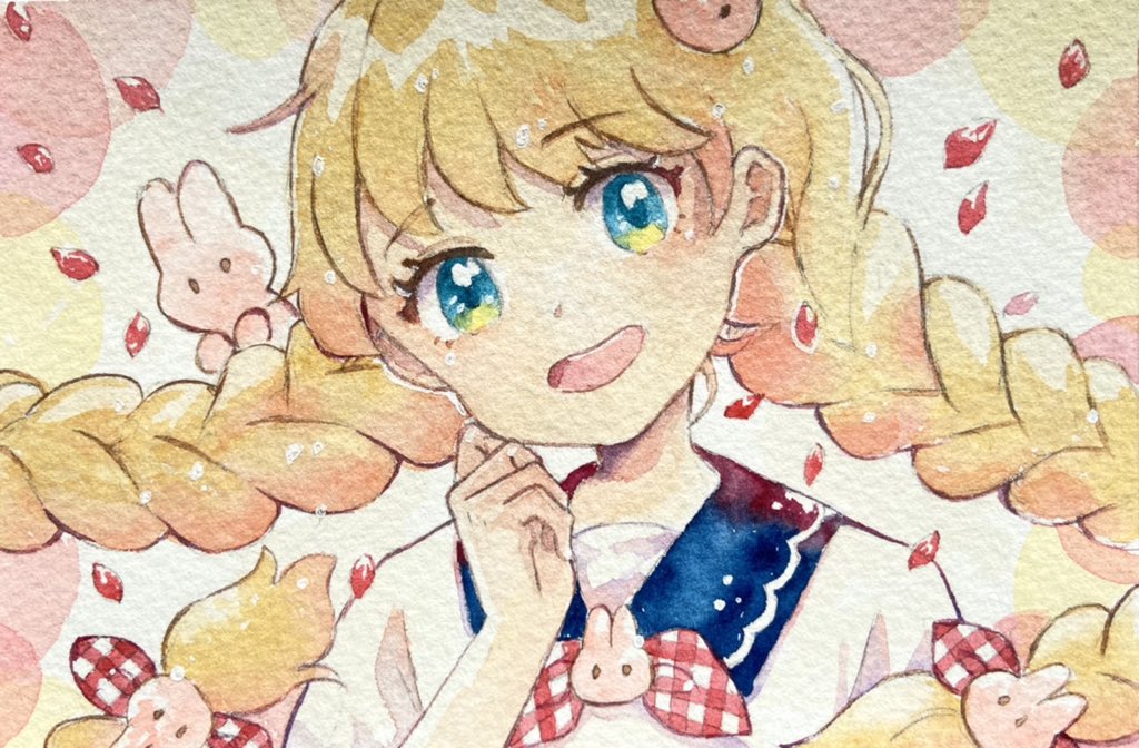 Kiiko プレ企画参加ありがとうございました S Tweet 素敵な企画に参加させていただきます まだ作品数は少ないですが 透明水彩をメインに 可愛い女の子を描いています アナログ作家フェス アナログ作家フェス 水彩 Trendsmap