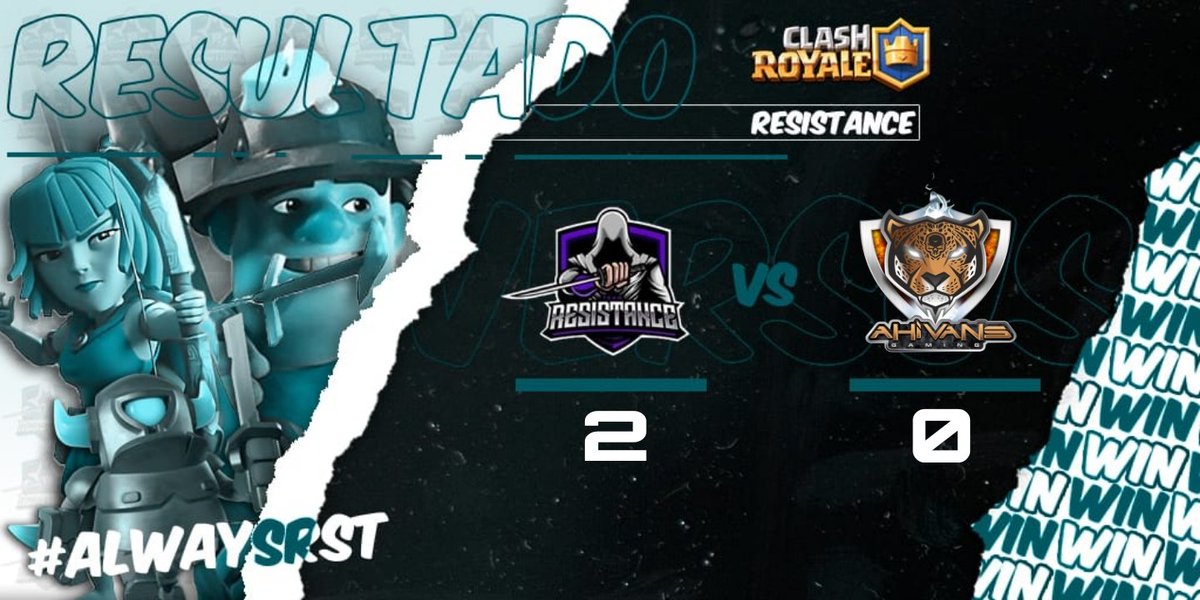 NewResistance_'s tweet image. 📣🔥RESULTADOS MATCHDAY🔥📣

#ClashRoyale 

✅2-0 (W.O.)

👤Jugadores

@iTz_Fiidel (mvp)
@Cris_T_T_ (mvp)
@CriscerpeCR (mvp)
@CR_SergioM (mvp)

💼Staff

@rst_arnau 

Segundo w.o. consecutivo, será que vieron el roster y decidieron no jugar? 🔥
Seguimos a tope!

#AlwaysRST ⚔️🔥💙