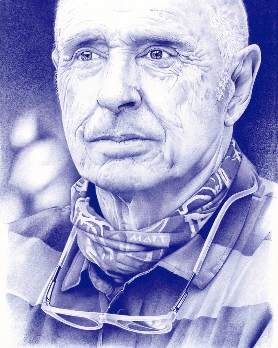 Si arribo a 40.000 seguidors li faig un retrat al Messi i li fem arribar, per agrair-li les alegries que ens ha donat durant tots aquests anys. 
I mentre no arribi, penjaré, cada dia, un dibuix per qui no conegui el que faig amb un boli Bic, o dos. 😂