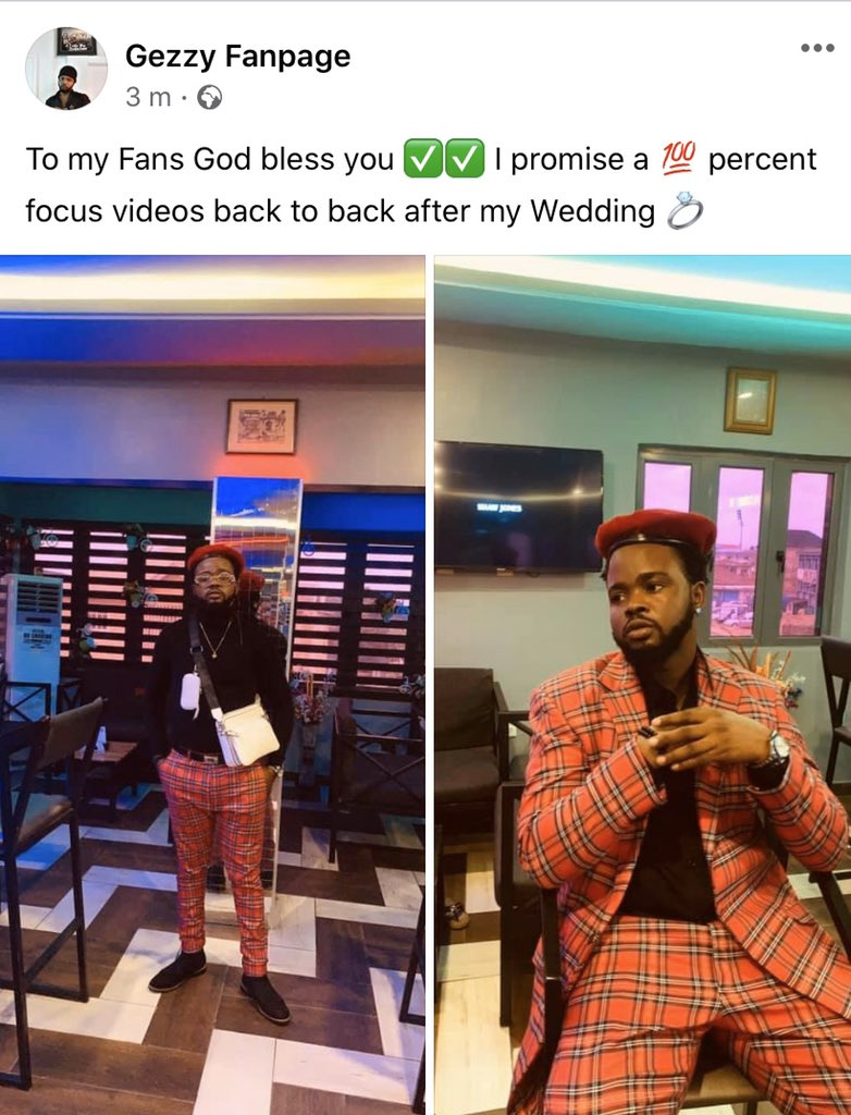 I promise a 100% focus videos back to back after my wedding 💍 please keep streaming link on my bio 🙏🏼🙏🏼