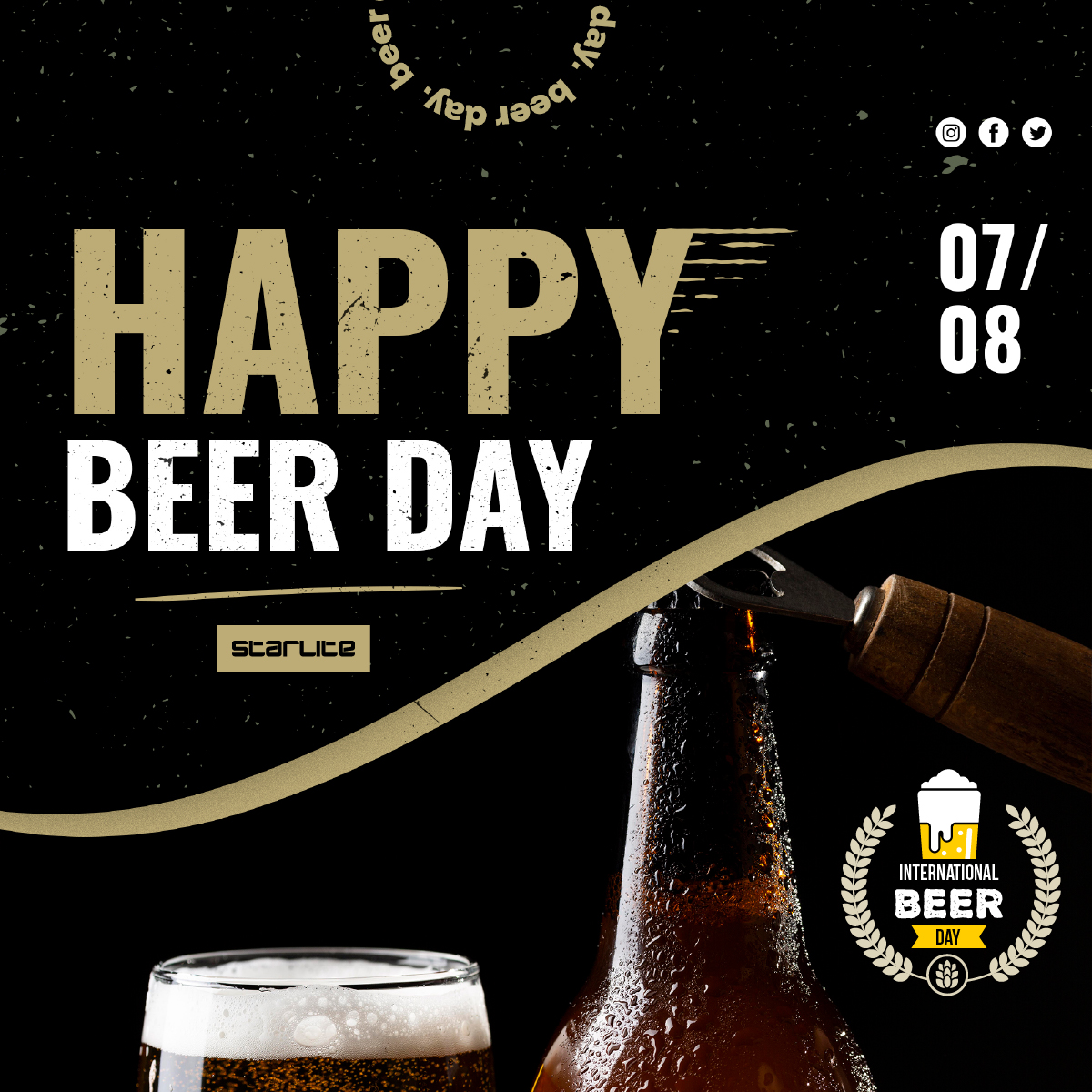 Starlite_tt's tweet photo. 🥳🍺 It's International Beer Day! 🥳🍺
We know you don't need a reason to grab a brewski, so let's down one together in celebration of today 🤙🏽🍻

#InternationalBeerDay #belhavenbeer #tommysbeer #TrinidadandTobago https://t.co/bcWn0BIUcg
