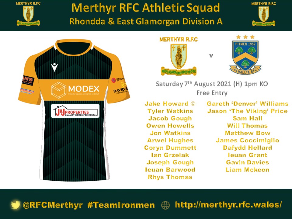 RFCMerthyr's tweet photo. #AthleticAugust 
#SquadAnnouncement

A healthy blend of youth, experience &amp; legend, as the #Athletic take to the #Wern for the first time in more than a decade 👌🏻

Congratulations to all involved &amp; to @jakehoward89 on the captaincy 👏🏻👏🏻

#DevelopingOurFuture

#TeamIronmen💚🖤💛 https://t.co/D1ItLHP2cp