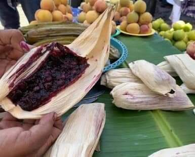 morenosanchez03's tweet photo. Manjar mexicano de está temporada! Tamal de capulín! #Mexdelrecuerdo #cocina #tamal #capulin https://t.co/oCqvaa5xwj