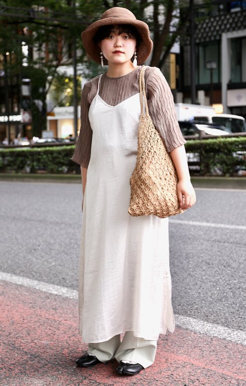 定点観測 V Twitter 第475回 定点観測 08 01 土 原宿 女性サマードレス ロング丈ワンピース 19歳女性 専門学校2年生 美容 T Co Qppt5qkclt