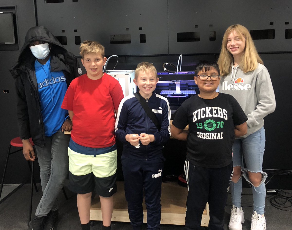 UrbnHax's tweet photo. Just recovering from our first week of #3Dscanning and #3Dprinting sessions with some great young people as part of Walsall's HAF programme #HAF2021 #WR4C. And lovely to get such a nice letter of appreciation from one of their Mums. https://t.co/U1pf0ZPzQf