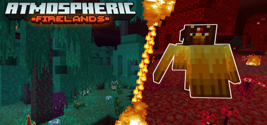 MCPEDL's tweet photo. Atmospheric: Firelands - Addon - https://t.co/yg95GNxMMZ - By GormyshaYT https://t.co/fDjPcLVPBT