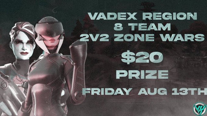 VadexRegion's tweet photo. 2v2 Team Zonewars

Prize Pool: $20

Date : August 13

8 Teams

REPLY  MOST LIKED REPLYS GET IN https://t.co/Q2oPm1GrBC