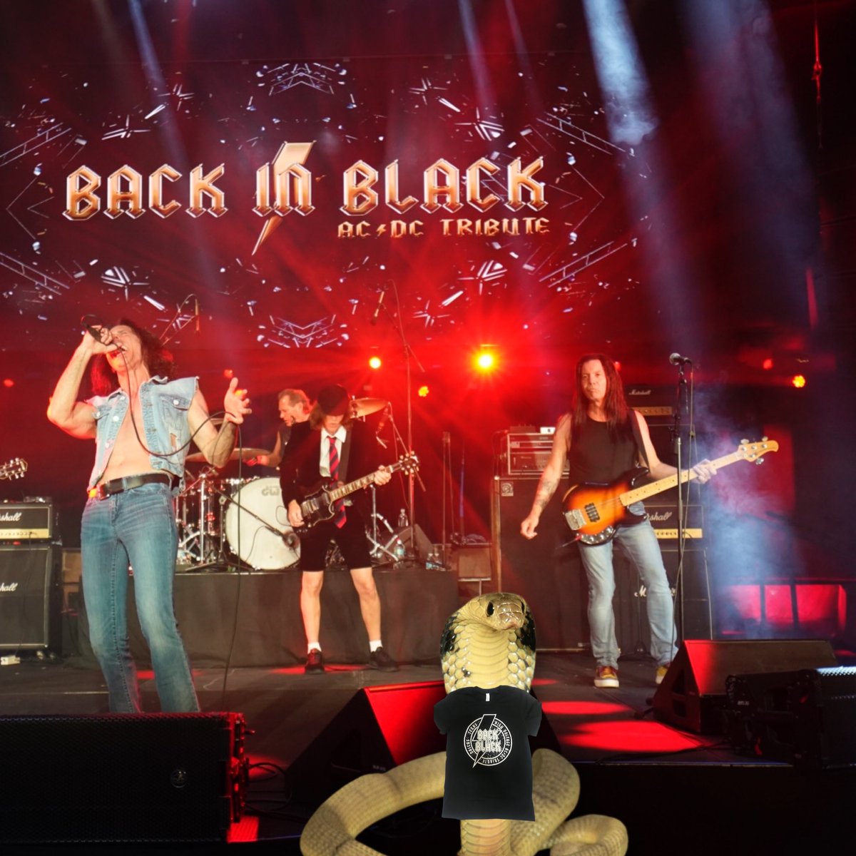 Hey <a href="/CobraGrand/">Grand Prairie Cobra</a> - Continue to enjoy your freedom and come rock with us tomorrow at @fatdaddyslive 🐍 You’ll be our guest of honor! 

#grandprairiecobra #weloveyou #acdctribute #rocknroll #dallas