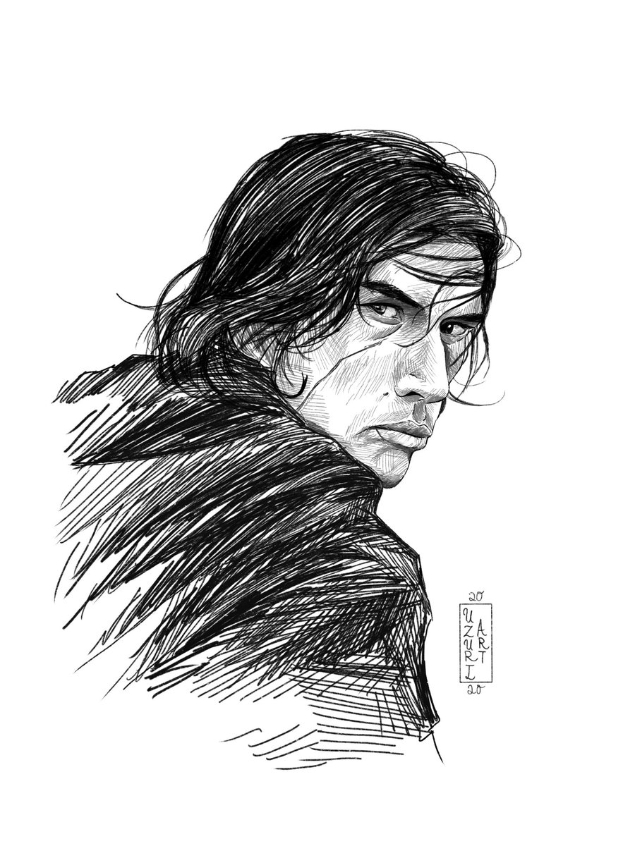uzuriartonline's tweet photo. I was looking through some of my older pieces and found this sketch of Kylo Ren I made last year. It’s been such a long time since I’ve drawn him.

#StarWars #fanart @starwars https://t.co/Z7zSttrPLz