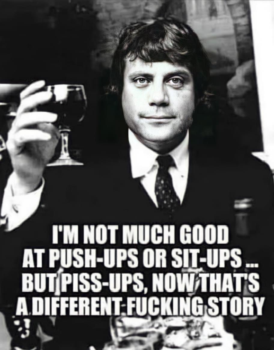 So refreshing 😂 #OliverReed