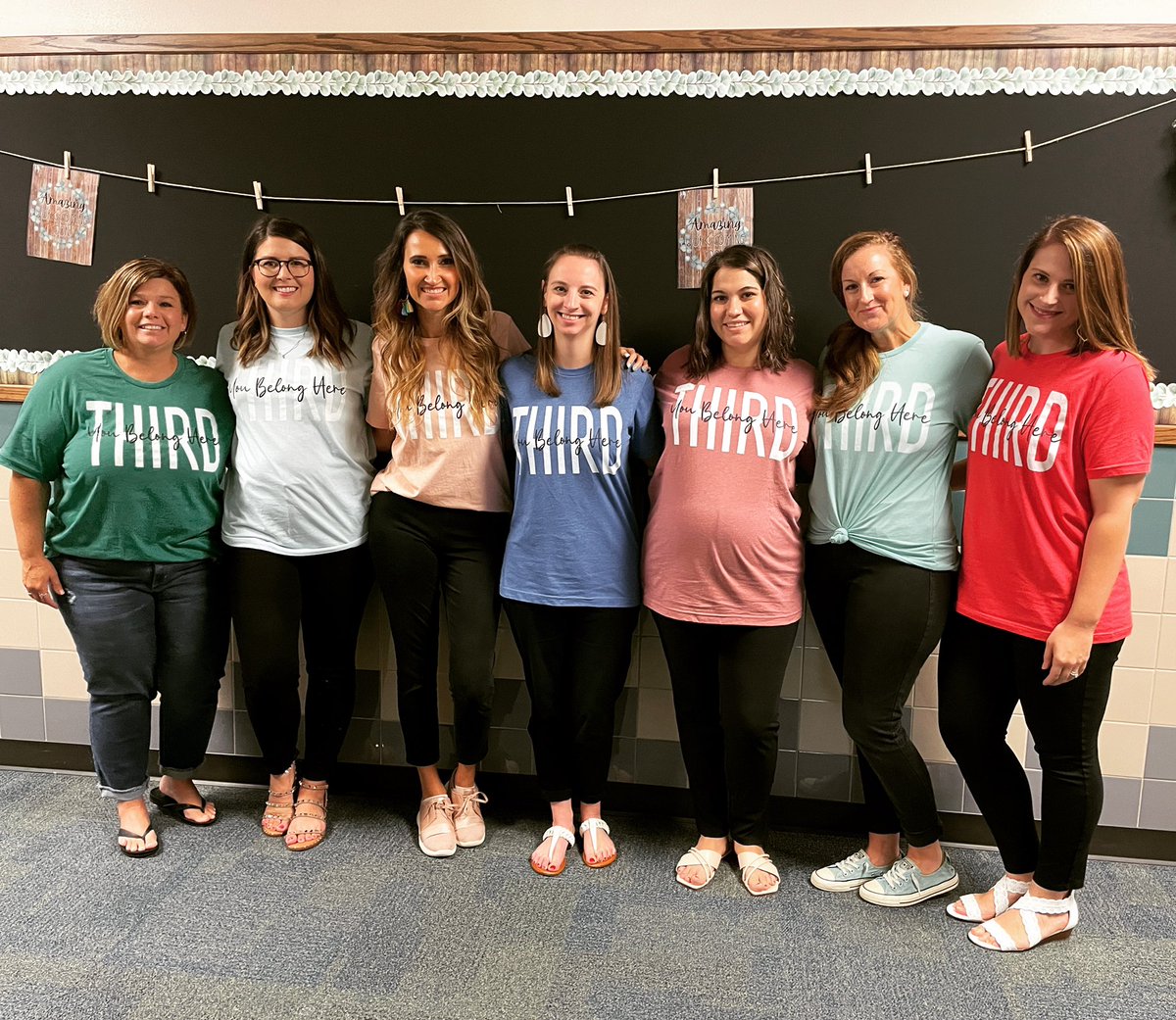RebekahJ85's tweet photo. The third grade team is ready to rock the school year! @LFEGrade3 @LightFarmsElem https://t.co/UWibQHOjkt
