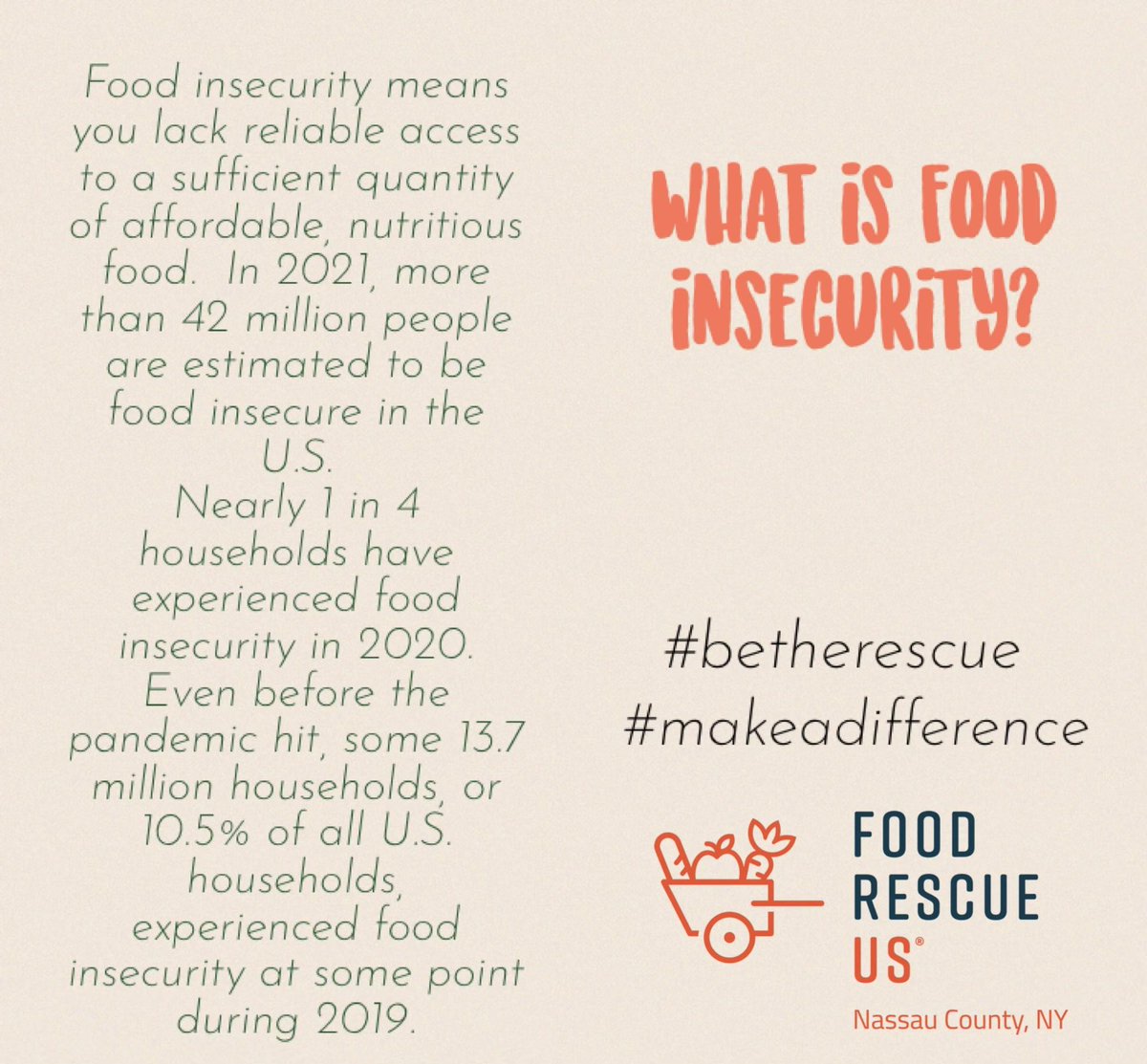 Food Fact Friday #foodwasteawareness #betherescue #foodrescue