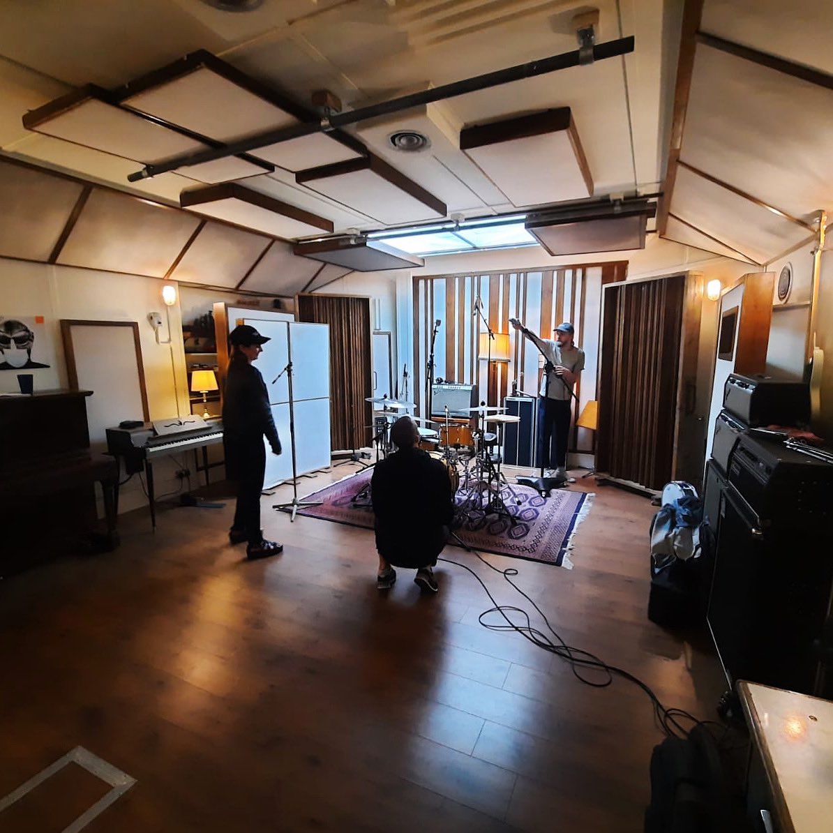 Feels great to make music with real people in real life again. 🌍