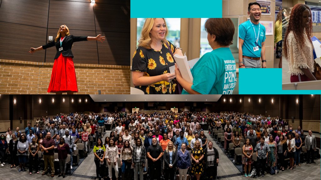 Here in <a href="/KleinISD/">Klein ISD</a> we are thrilled each year to welcome new #KleinFamily members to our campuses &amp; departments (over 600!)! ➡️New Employees, our <a href="/KleinProfLearn/">Klein Prof. Learning & Development</a> New Employee Onboarding event is a way to get to know you &amp; now that we do, we're even more thrilled you chose Klein!