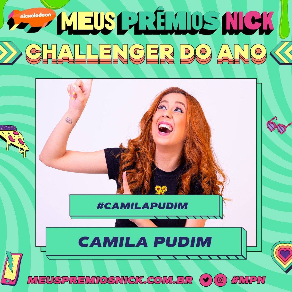 Eu amo os vídeos da Camila Pudim, mas não sei se dou mais risadas ou fico encantada com aquele cabelo maravilhoso 🥰✨ Você acha que esse ícone merece o primeiro zeppy? Comenta aqui com as tags #CamilaPudim #MPN