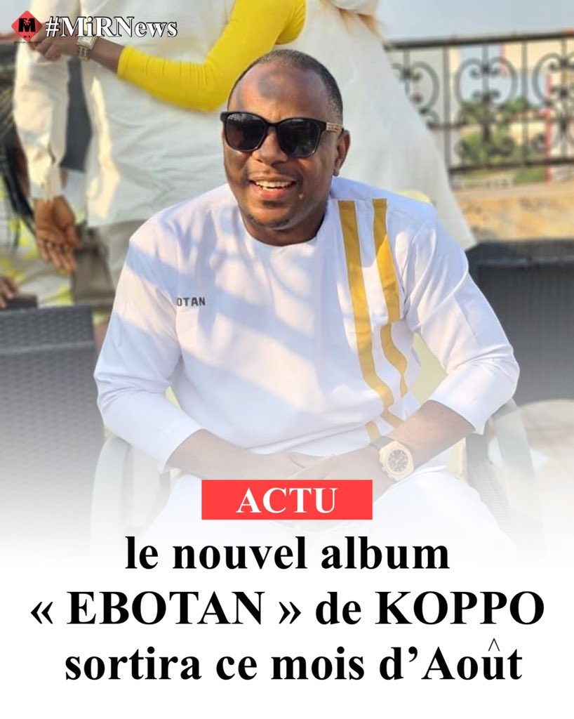 M_i_R_world's tweet photo. ⏰ KOPPO : son nouvel album EBOTAN sort ce mois ! 
Avec LADY PONCE, HENRI DIKONGUE, MAGASCO, DONNY ELWOOD, ISNEBO, MR STO et LE CHŒUR DES PICCOLI https://t.co/FF9U8Bg58e