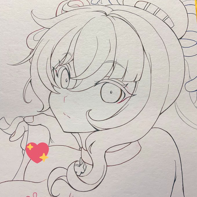 ペン入れ終わり。この3枚ははたけっとで頒布するつもりです。 