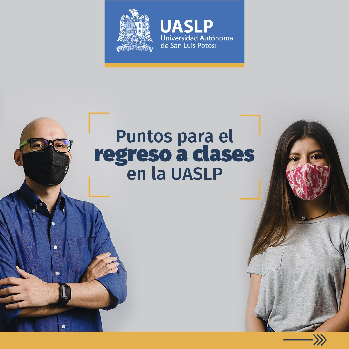 LaUASLP's tweet photo. ⚠️ Aviso importante:

👉 Puntos para el regreso a clases en la UASLP. https://t.co/dJwk8eckpb
