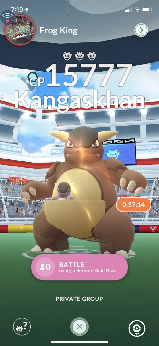 okaychicken's tweet photo. Asap kangaskhan raid
Drop your name in the replies or you arent in and level IM NOT GOING TO ADD YOU AS A FRIEND YOU ADD ME
My code: 8859 7514 7172
#pokemon #pokemongo #pogoraid #pogo #PokemonGoRaids #pokemongoraid #pokemonshiny 
BE ONLINE OR YOU ARE NOT BEING INVITED https://t.co/NP7cUvLD2q