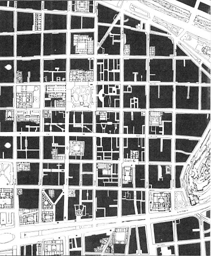 izzobonid's tweet image. Si vamos a hablar de planos con galerías, hablemos en serio:
Las galerías del Centro de Santiago, dibujadas por el gran Pepe Rozas, en 1987, para su tesis doctoral.