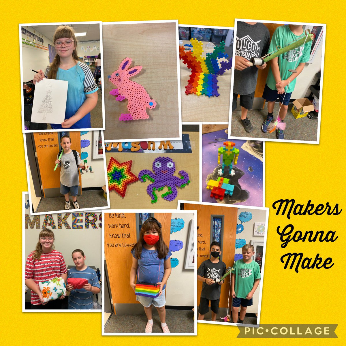 CGESDWINGS's tweet photo. Our 5th graders are loving our new makerspace! We are so excited to see all of their amazing creations this year. #WatchWINGSSoar https://t.co/cR35k9i82A