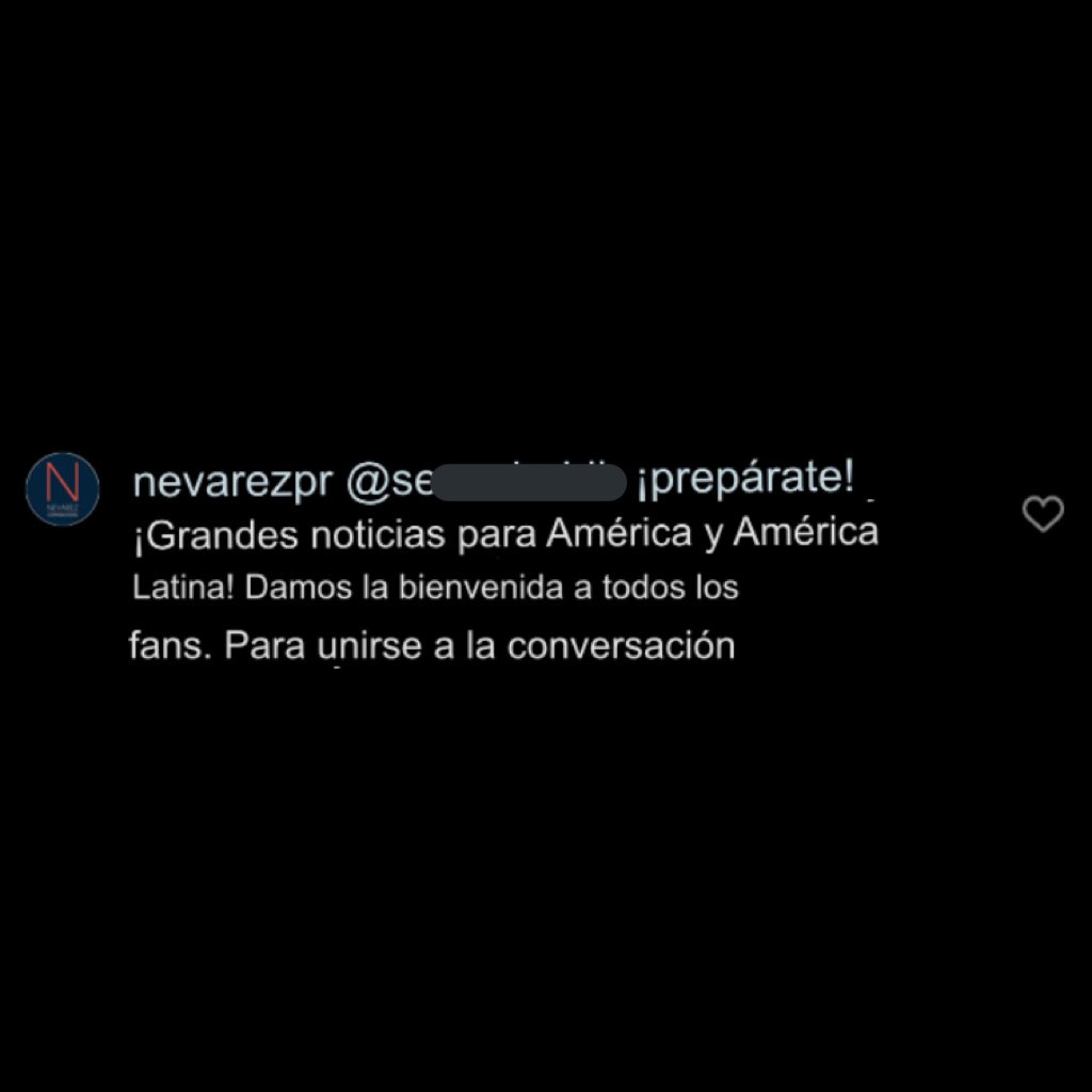 ssnoopdan's tweet photo. La nueva empresa encargada de dar publicidad a T1419 acaba de responder a un comentario de una Edel.

La parte más resaltante es:

>> "Prepárense! Grandes noticias para América y América Latina" <<

¿Que sorpresa nos tendrán preparadas? 🤔

#T1419 @T1419_official https://t.co/weoaIYTgpO