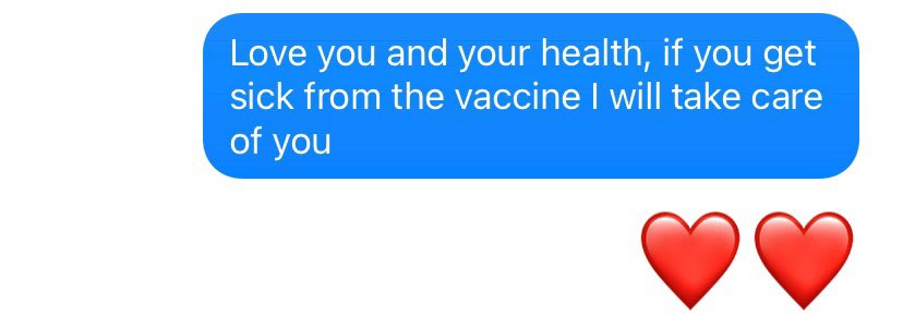 LeahBee_31's tweet photo. A perfect response to any of your friends who aren’t yet vaccinated❤️😅 https://t.co/VoAvU5MQy8