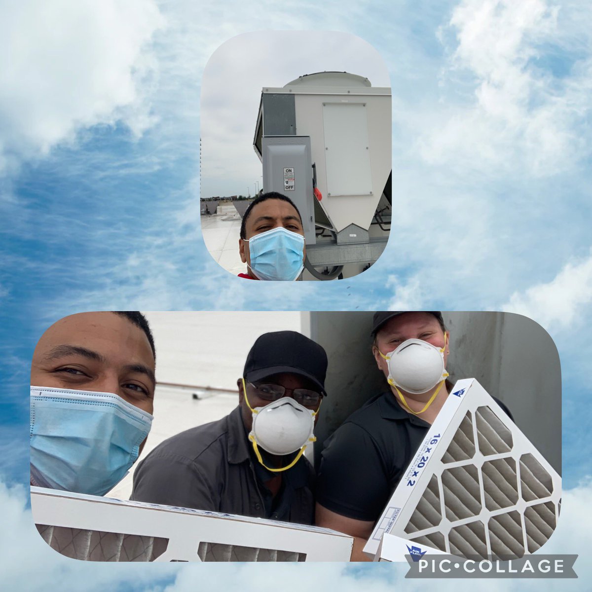 In almost 2 years, it was my first time on the roof! Shout out to the BEST PML in the business Kokou and PML Megan for the assist in my filter changing training! 👏🏽🙌🏽🙏🏽🎯💪🏽