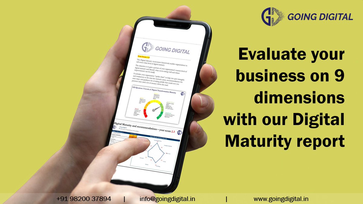 rautsan's tweet image. #SaturdaySpecial

Where do you stand on the #DigitalTransformation curve? 

Going Digital&apos;s Digital maturity assessment evaluates your business on nine dimensions.

Learn more &amp;amp; Contact us: goingdigital.in/digital-maturi…

#DigitalMaturityAssessment
#DigitalTransformation
#GoingDigital