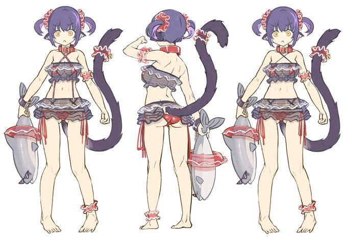 最近作業に詰まるとこんなんばかり描いてる…
# くろいけもみみ
# けもあーと 