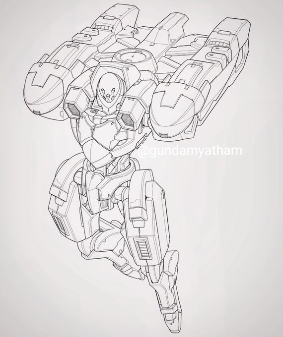 Work in progress - Hyakuri commission. Coloring is next. 
