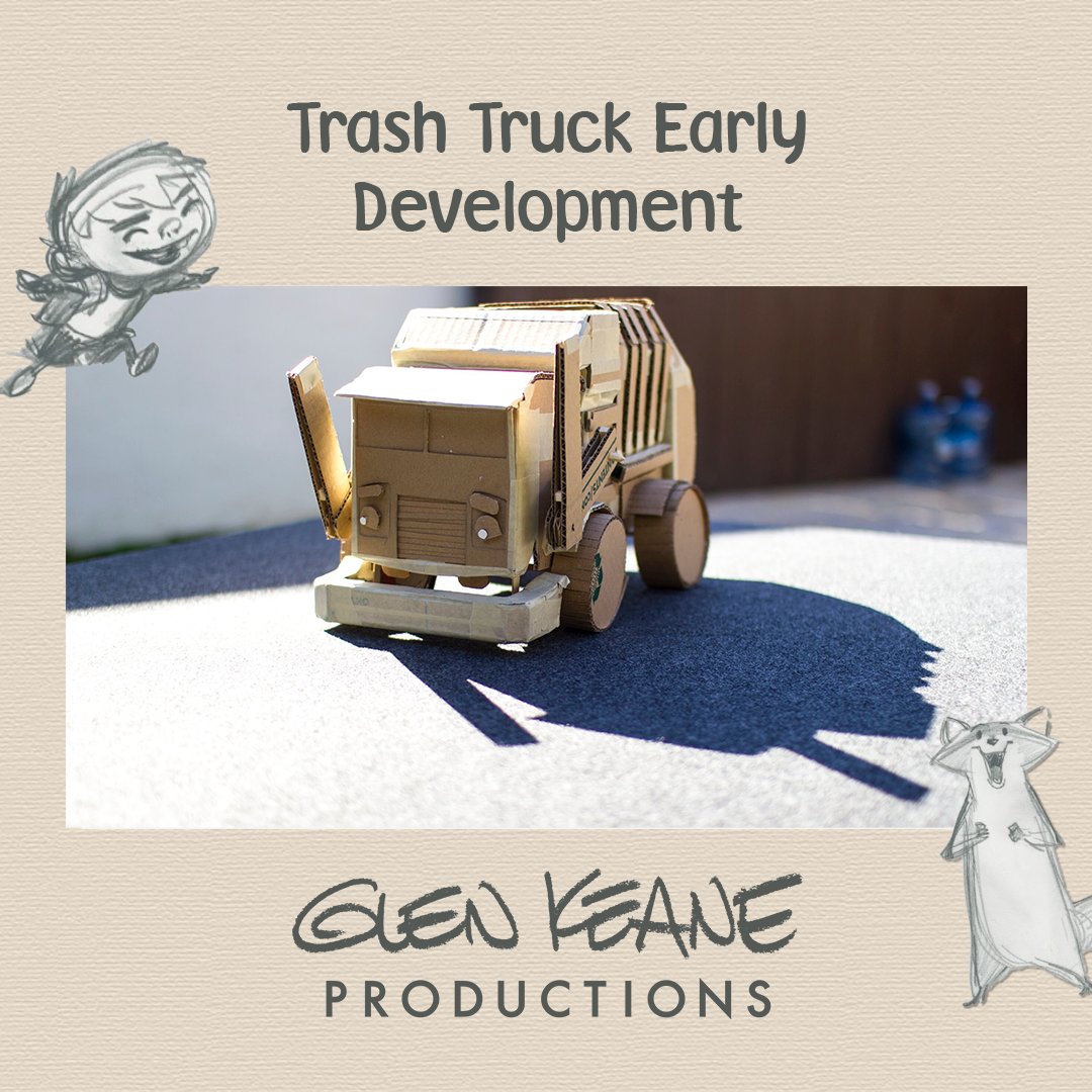 Happy Friday! There are always fun moments when working on new projects... for Trash Truck, a 3D model of our lovable character was definitely a fun necessity! 

#TrashTruckNetflix #Animation #Design