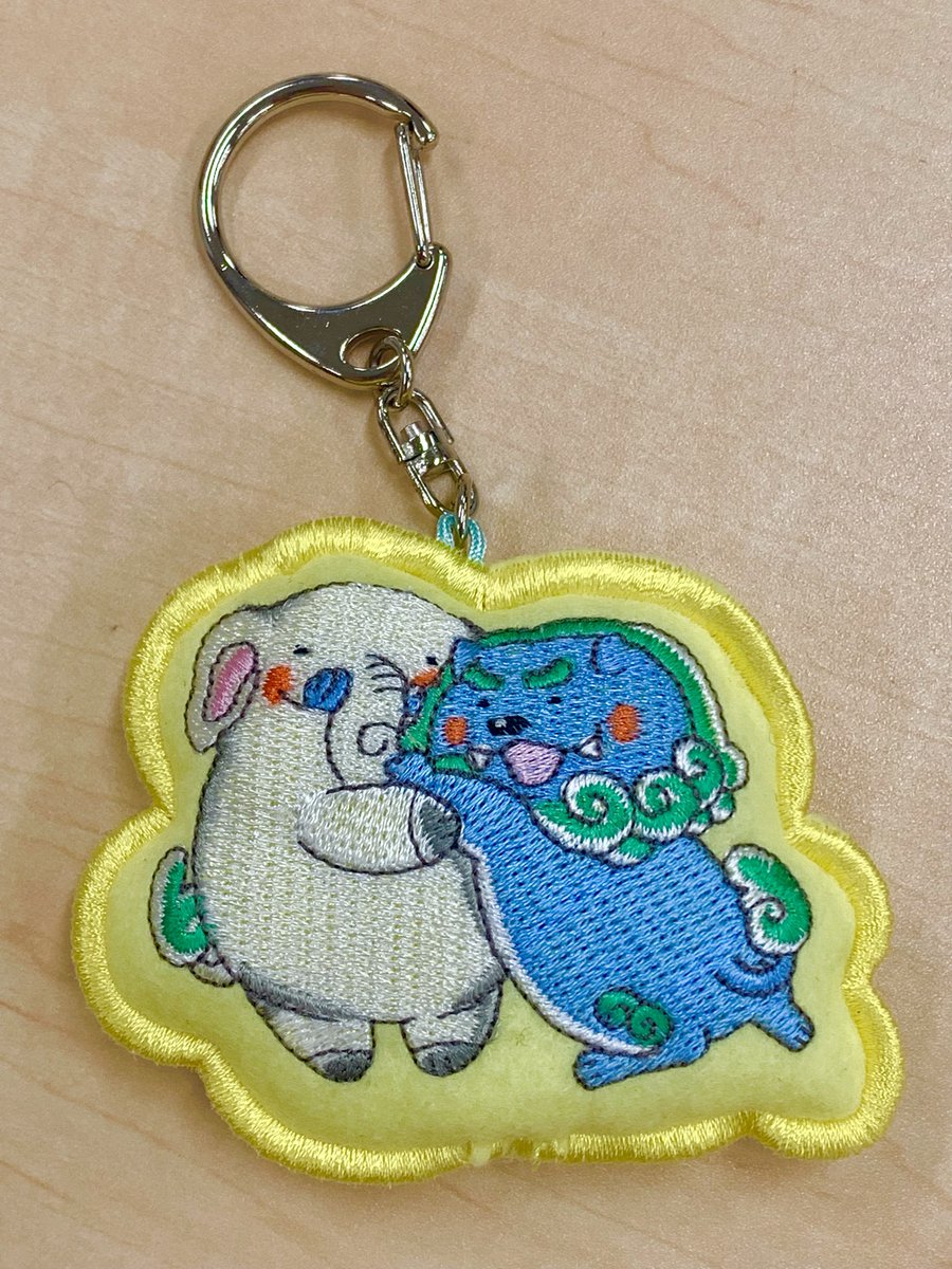 奈良博三昧 奈良国立博物館 V Twitter 刺繍ぬいぐるみキーホルダー ざんまいず を刺繍にした ぷっくらクッションキーホルダー レモンイエローのパステルカラーが効いています 奈良博三昧展 奈良国立博物館 オリジナルグッズ ざんまいず キーホルダー