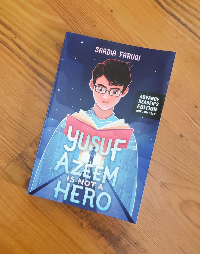 Guess what? YUSUF AZEEM will be out in a month! I'm giving away my last ARC to an educator or librarian. Please follow, RT and like this post for a chance to win. USA only, ends 8/10.