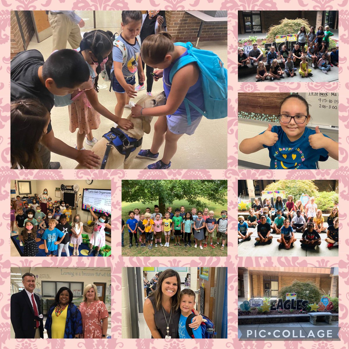 fssdMES's tweet photo. What a wonderful 1st day of school at MES today! #MooreSoars #FSSDfirstday https://t.co/UuFfIZP1mq