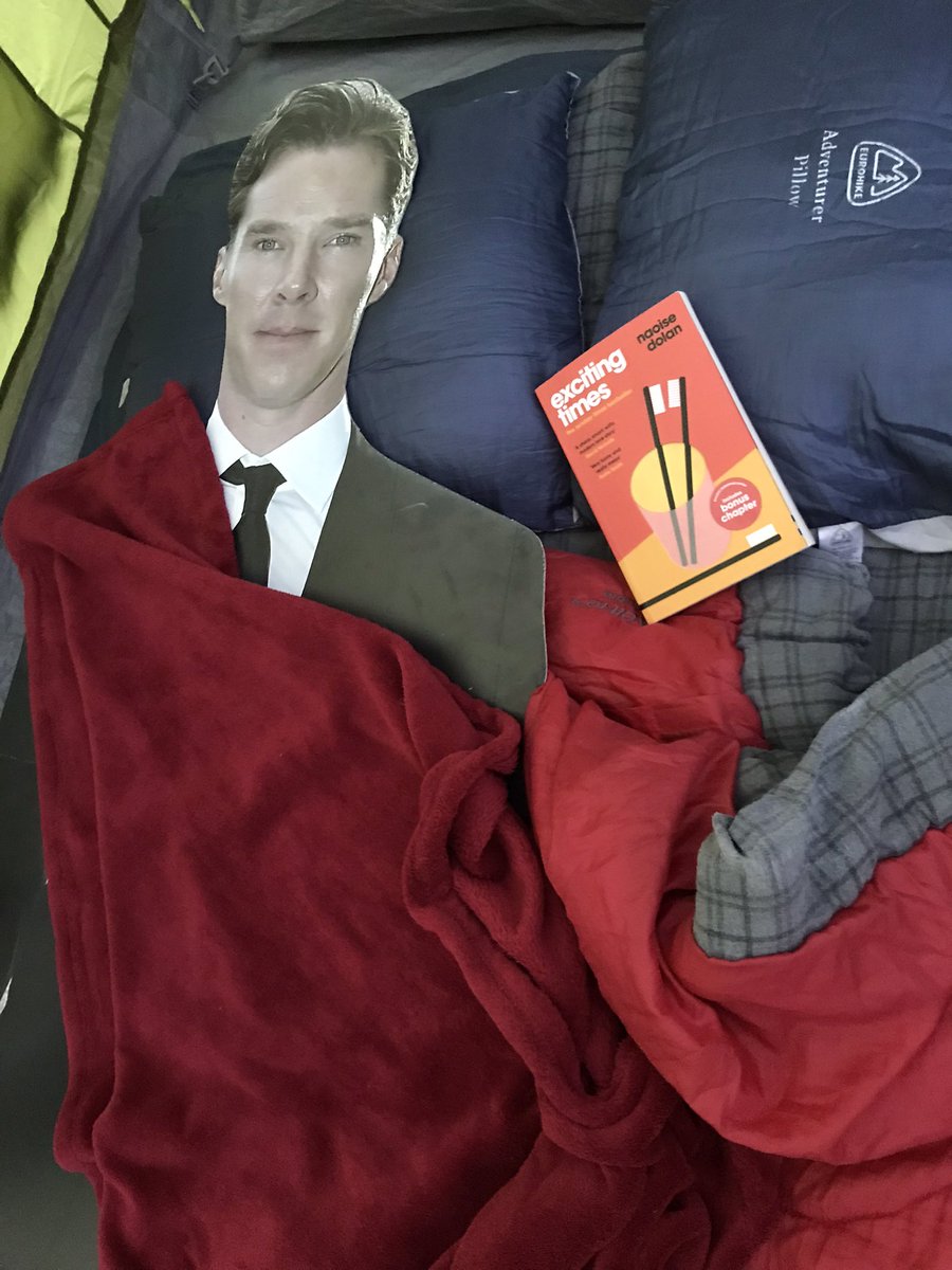 AanDrama's tweet photo. Benedict enjoying a few night away under canvas โฆ #bestpresenteveryear13 ๐ #norfolkskies #finallystoppedraining https://t.co/btWdWf64wR