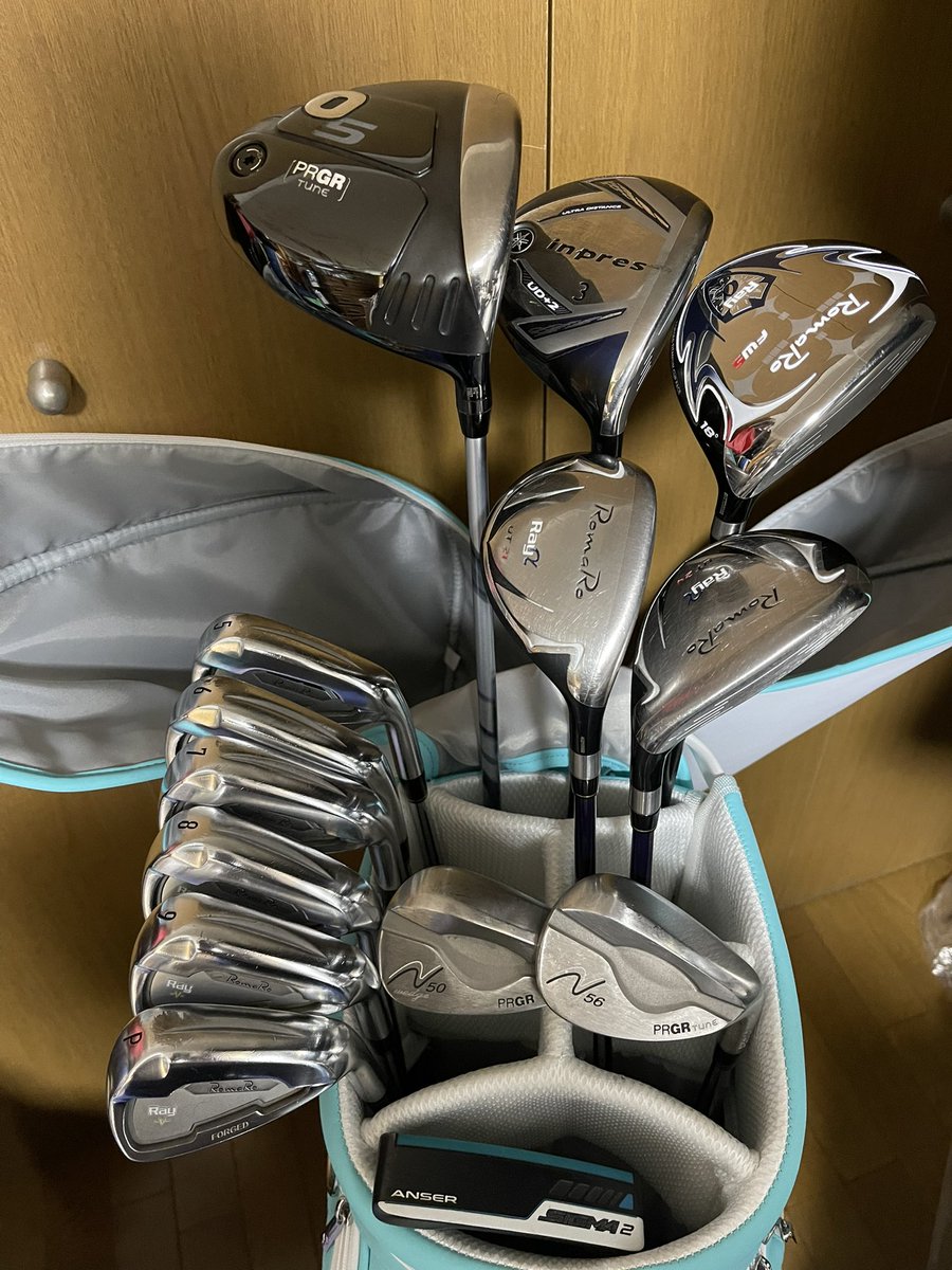 にゃんにゃん ルミキスレモンサワー部 على تويتر 3wとパター以外を買い替えました ウェッジは一般流通品だとバランスd4 5が殆どで扱い辛くバランスd2で組みました
