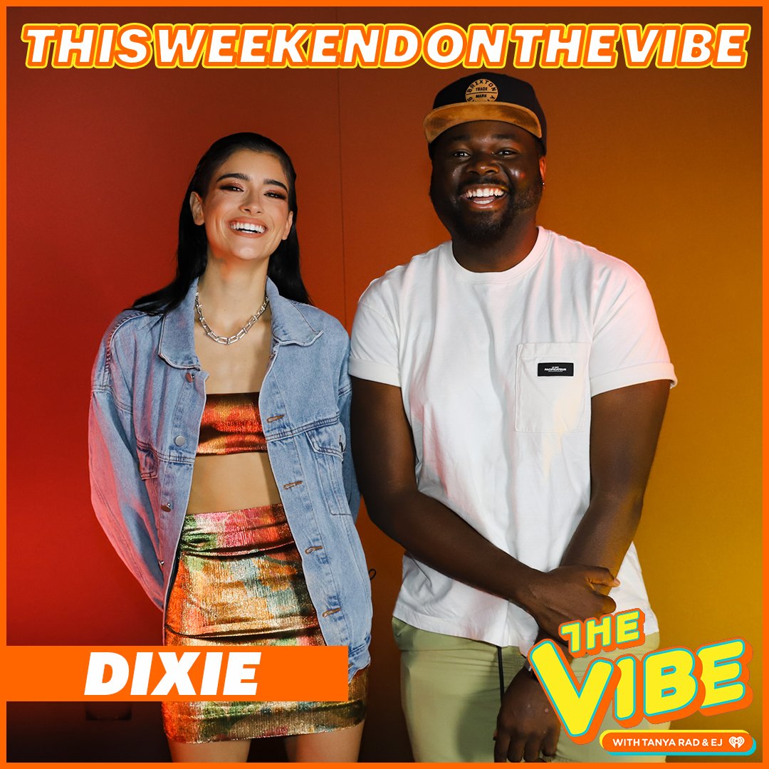 Yassss!! <a href="/dixiedamelio/">dixie</a> joins <a href="/ItIsMeEJ/">It’s EJ</a> on #TheVibe tonight at 8p! 😍  

Listen here: WiLD949.com/listen