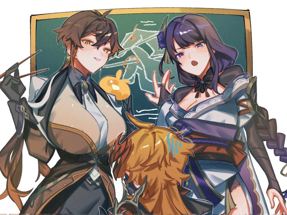 ここ最近で描きまくっていた先生♀️と将軍シリーズだよ 