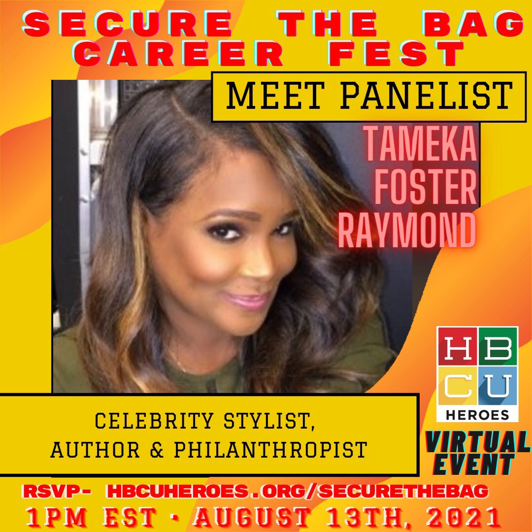 HBCU Heroes (@hbcuheroes) on Twitter photo We can’t wait for celeb stylist <a href="/TamekaRaymond/">tameka j foster</a> to bless our virtual stage for #SecureTheBag #CareerFest Aug 13 w/ pro-tips on designing a successful career. Plus a lucky winner gets a signed copy of her new book “Here I Stand…In A Beautiful State.”
RSVP👉igfn.us/form/dOMIZQ We can’t wait for celeb stylist <a href="/TamekaRaymond/">tameka j foster</a> to bless our virtual stage for #SecureTheBag #CareerFest Aug 13 w/ pro-tips on designing a successful career. Plus a lucky winner gets a signed copy of her new book “Here I Stand…In A Beautiful State.”
RSVP👉igfn.us/form/dOMIZQ