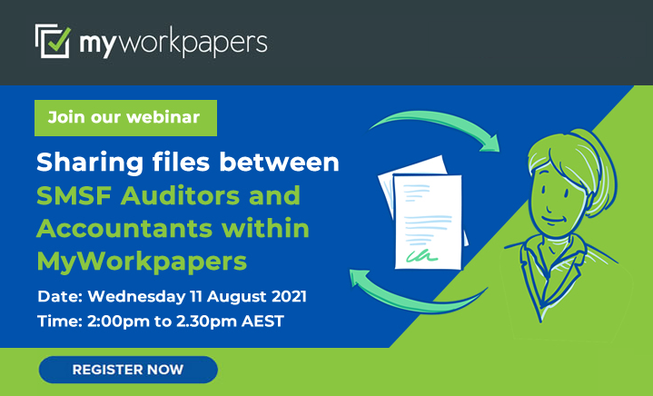 myworkpapers's tweet photo. Our #documenttransfer feature can slash the time needed to move vital documents accurately and securely.

Join us for a #webinar on 11 August at 2:00pm AEST to discuss how to make the most of the feature as an #SMSF #auditor or #accountant.

Register at https://t.co/pJlXPrOzo5 https://t.co/E8mkrBfe1n