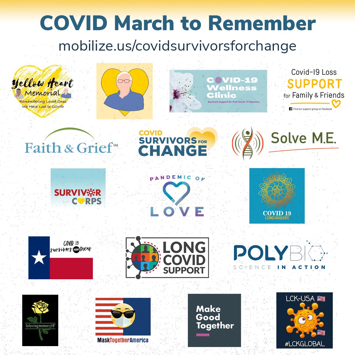 COVID Survivors for Change tweet media
